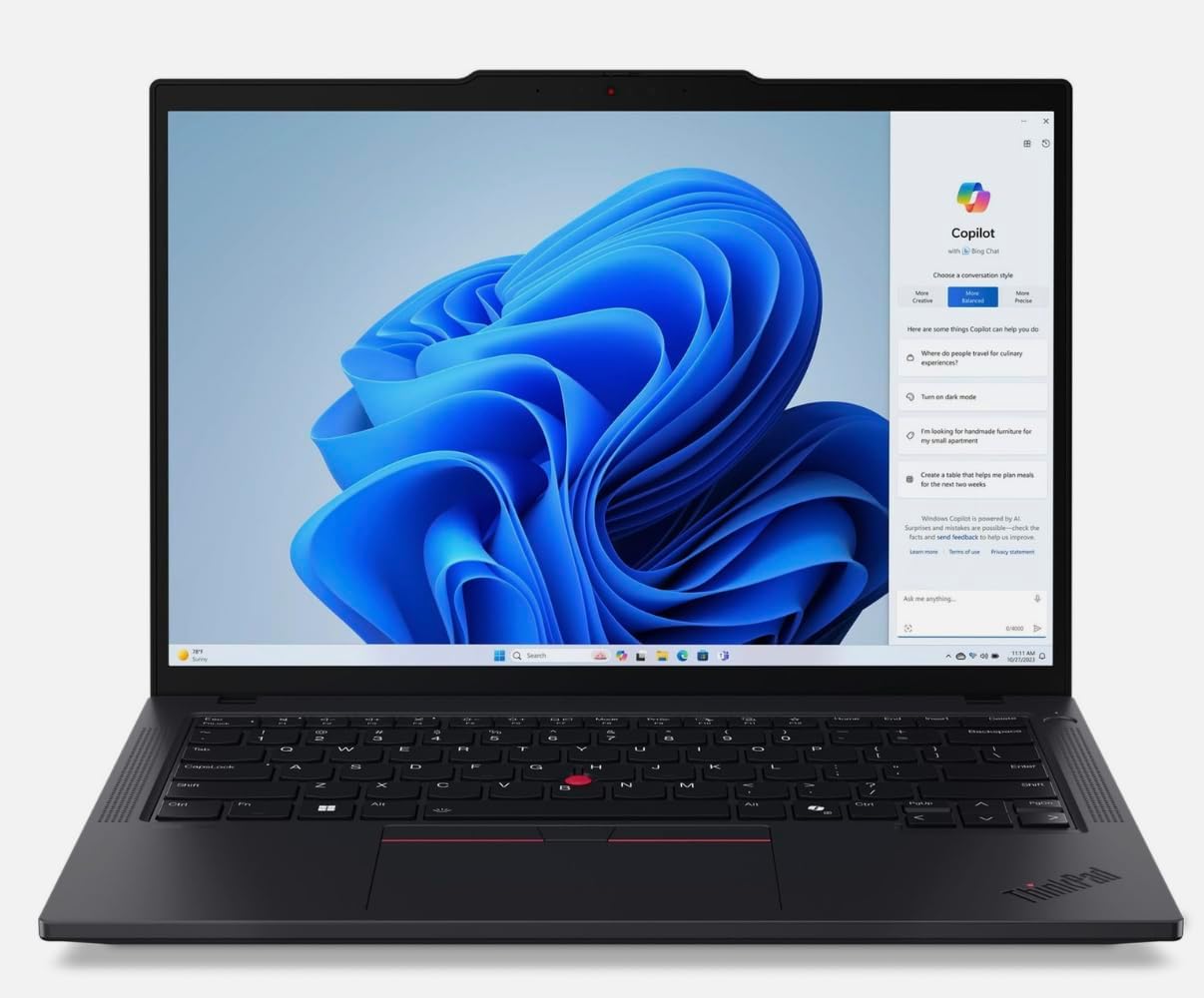 Lenovo Thinkpad T14 Gen 5 - AMD Ryzen 5 8540U 14" - Touchscreen - 1920 x 1200 WUXGA - 16GB DDR5-512GB SSD - AMD Radeon 740M Laptop - 21MC003XUS 