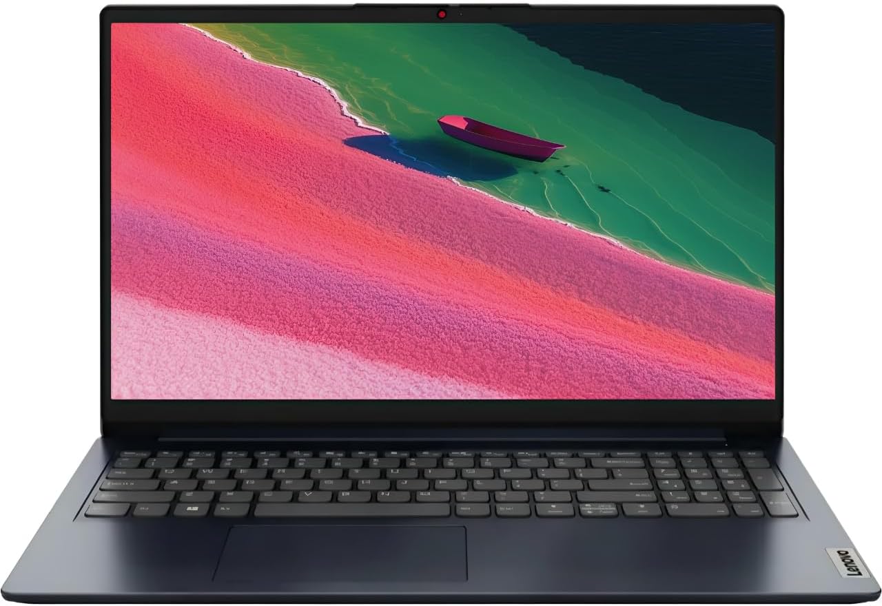 Lenovo IdeaPad 1 Laptop, 15.6" FHD (1920x1080) Touchscreen IPS Display, AMD Ryzen 5 7520U, 4-Core, 8GB LPDDR5 RAM, 256GB SSD, HDMI, Abyss Blue, Windows 11 Home, TWE 64GB Micro SD Card 