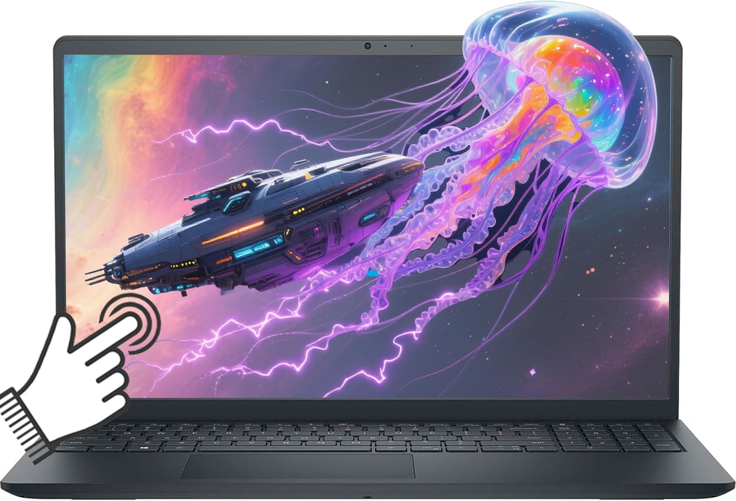 Dell Inspiron 15 3000 Touchscreen Laptop 15.6" FHD (1920x1080) IPS, 13th Gen Intel 10-Core i5-1334U Processor Up to 4.6GHz, 16GB RAM 1TB SSD, WiFi 6, Copilot, Windows 11