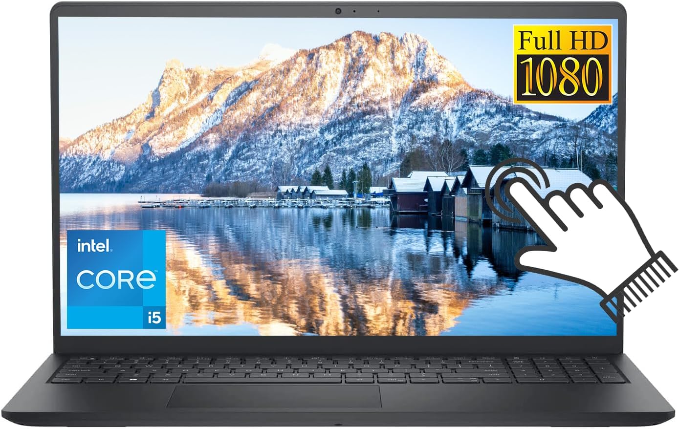 Dell Inspiron 15 3520 15.6" FHD Touchscreen Laptop Computer, 16GB RAM, 1TB PCIe SSD, 4-Core Intel Core i5-1135G7, Numeric Keyboard, WiFi, HDMI, Webcam, SD Card Reader, Windows 11, Carbon Black 
