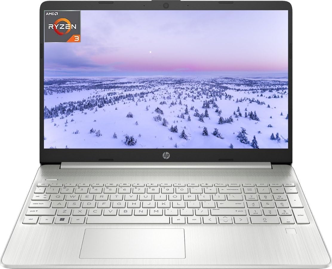 HP 2023 Laptop, 15.6" Touchscreen Display, Intel Core i3-1115G4 Processor(Beat i5-1035G4), 8GB RAM, 256GB SSD, WiFi, Bluetooth, Numeric Keypad, Windows 11 Home in S Mode, Silver 