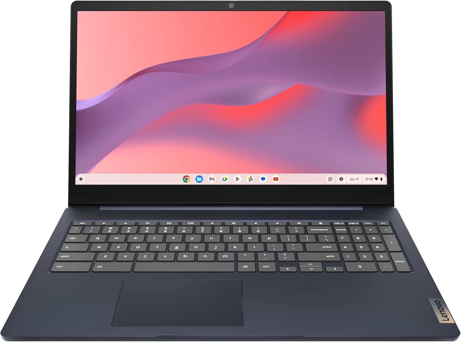 Lenovo IdeaPad 3i Chromebook, 15.6” FHD Display, Intel Celeron N4500, 8GB RAM, 64GB eMMC, 1920x1080 px, 720p Camera, Chrome OS, Abyss Blue 
