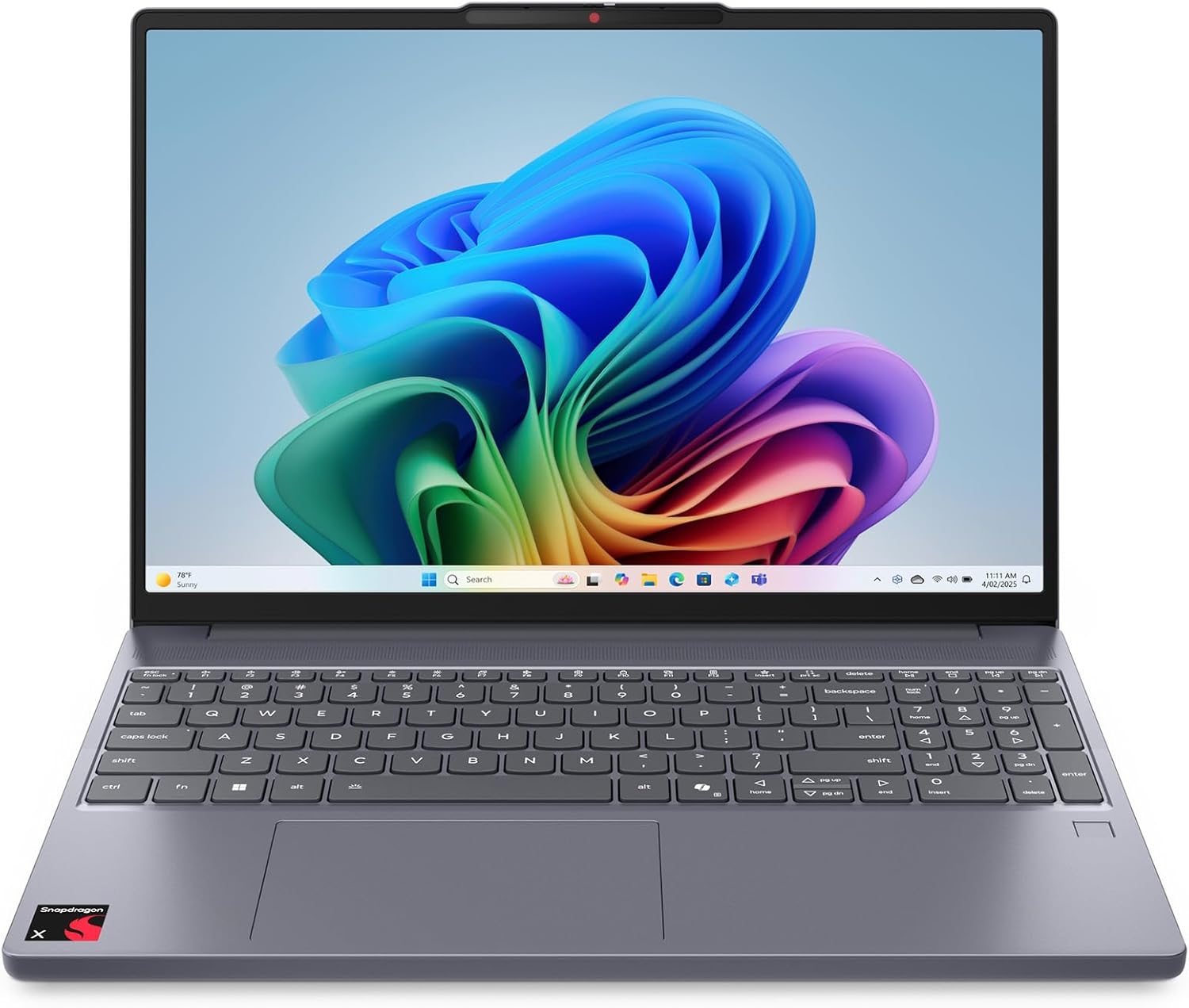 Lenovo IdeaPad Slim 3X - 2025 - Everyday AI Laptop - Copilot+ PC - 15.3" WUXGA Display - 16 GB Memory - 512 GB Storage - Qualcomm® Snapdragon® X - Luna Grey 