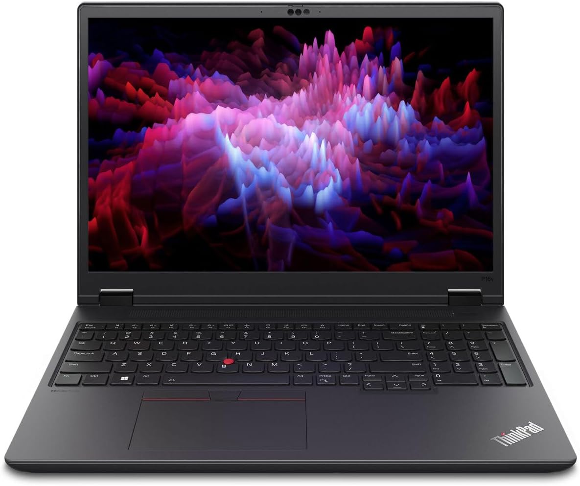 Lenovo ThinkPad P16v Gen 2 21KX0021US 16" Mobile Workstation - WUXGA - Intel Core Ultra 7 155H - 16 GB - 512 GB SSD - English Keyboard - Black 