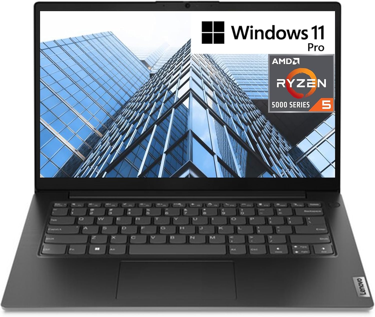 Lenovo V14 Gen 4 14" FHD Business Laptop AMD Ryzen 5 5500U (Beats Intel i5-1235U), 16GB RAM, 256GB NVMe, Wi-Fi, BT, HDMI, RJ-45, HD Webcam, Win 11 Pro, Black 