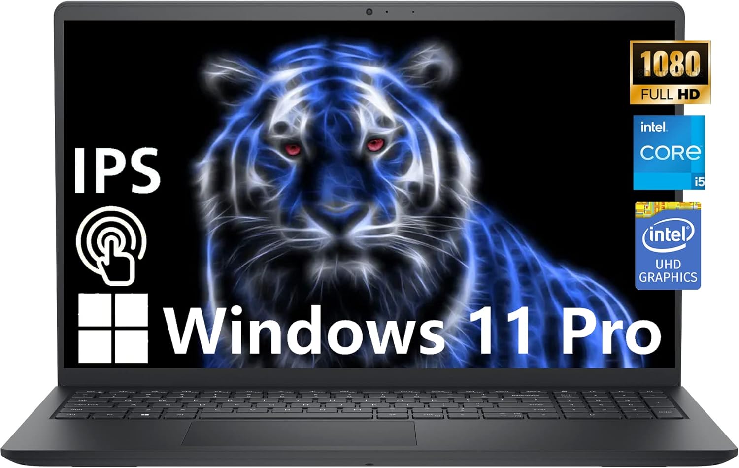 Dell Inspiron 15 3520 15.6" FHD Laptop, Intel Core i7-1255U Processor, 16GB RAM,1TB SSD, SD Card Reader, WiFi, Bluetooth, Webcam, Win 11 Home, Alpacatec Accessories, Carbon Black
