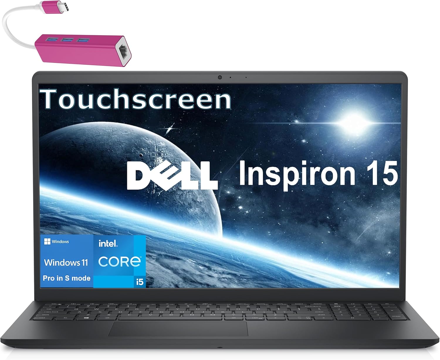 Dell Inspiron Touchscreen Laptop Computer for Home Business Student, Intel 10-Core i5-1334u (Beat i7-1250u), 32gb Ddr4 Ram, 1tb Pcie Ssd, 15.6" Fhd, WiFi 6, Hdmi, Windows 11 Pro s, Black