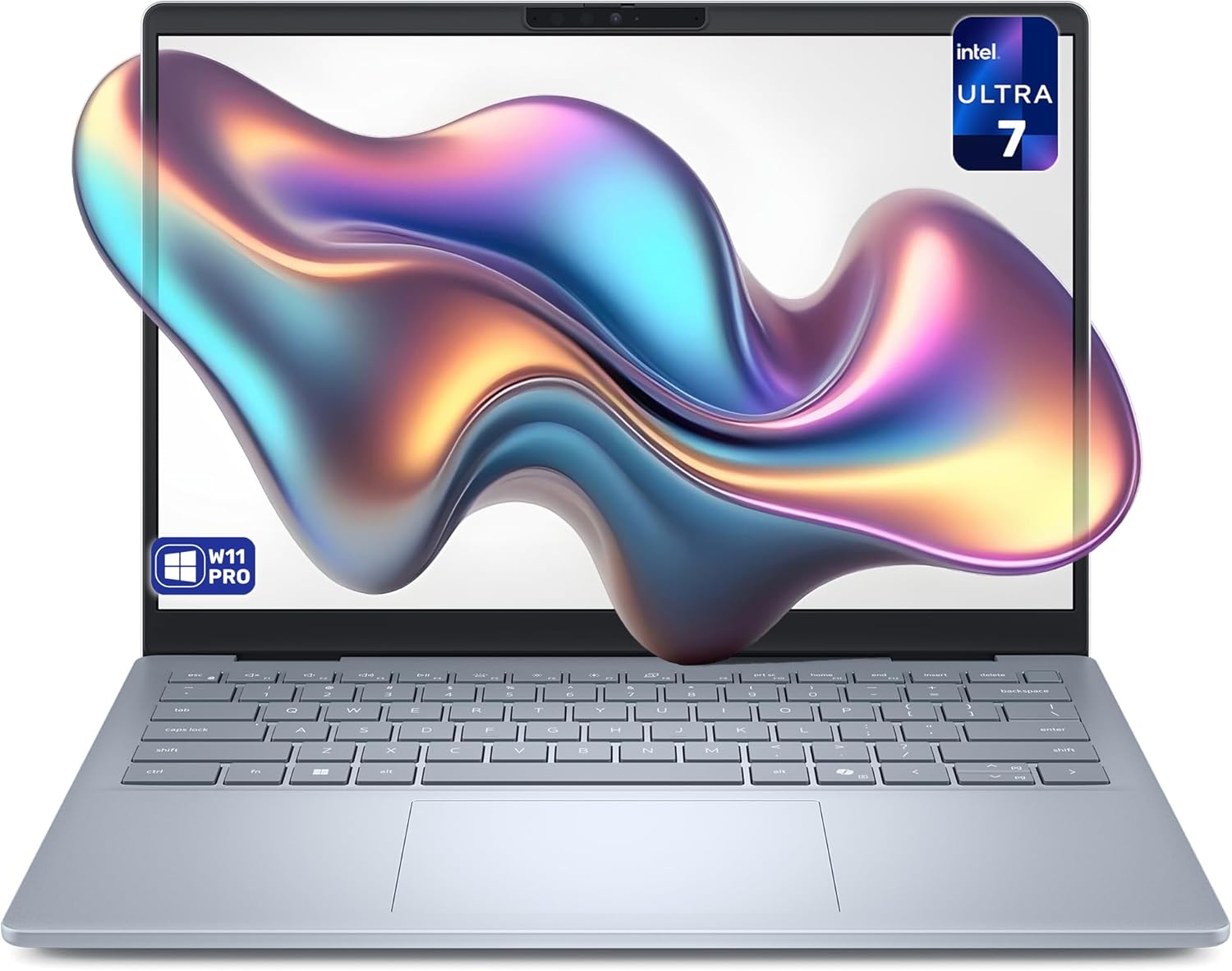 Dell 14 Plus AI Copilot+ Laptop, Intel Ultra 7-258V, 32 GB LPDDR5x RAM, 2 TB PCIe SSD, 14" 2.5K (2560x1600) Display, Intel Arc Graphics, Backlit Keyboard, W11 Pro, Ice Blue