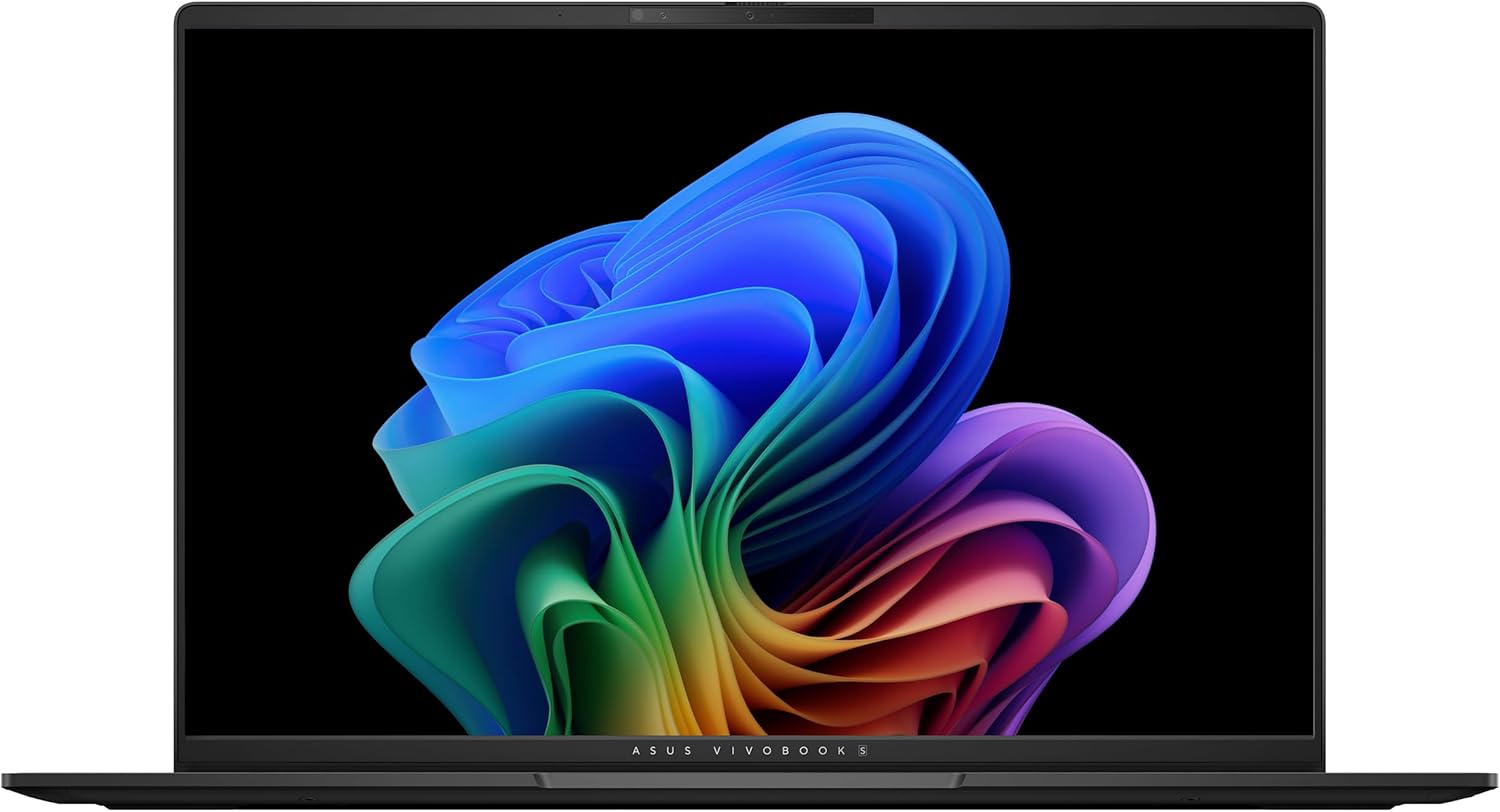 ASUS Vivobook S16 Laptop, Copilot+ PC, AMD Ryzen AI 7 350 with XDNA NPU, 16GB Memory, 1TB SSD, Neutral Black, M5606KA-DS76
