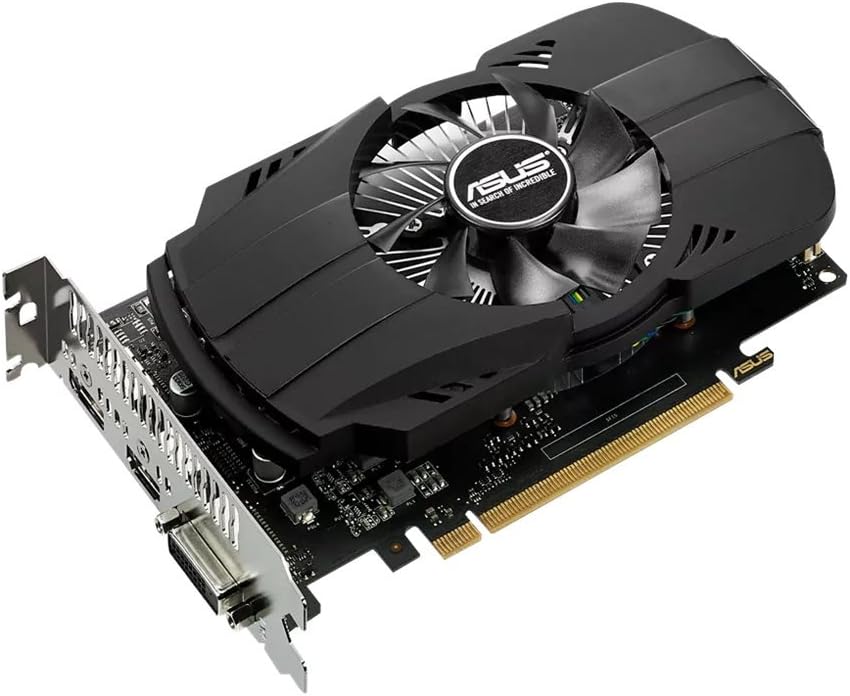ASUS GeForce GTX 1050 Ti 4GB Phoenix Fan Edition DVI-D HDMI DP 1.4 Gaming Graphics Card (PH-GTX1050TI-4G)