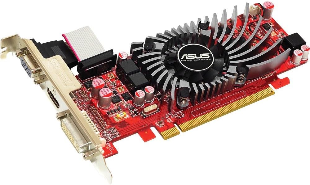 Asus ATI Radeon HD 5550 1024 MB DDR3 PCI-Express 2.1 DVII HDMI DSub HDCP Video Card - Retail EAH5550/DI/1GD3(LP) 