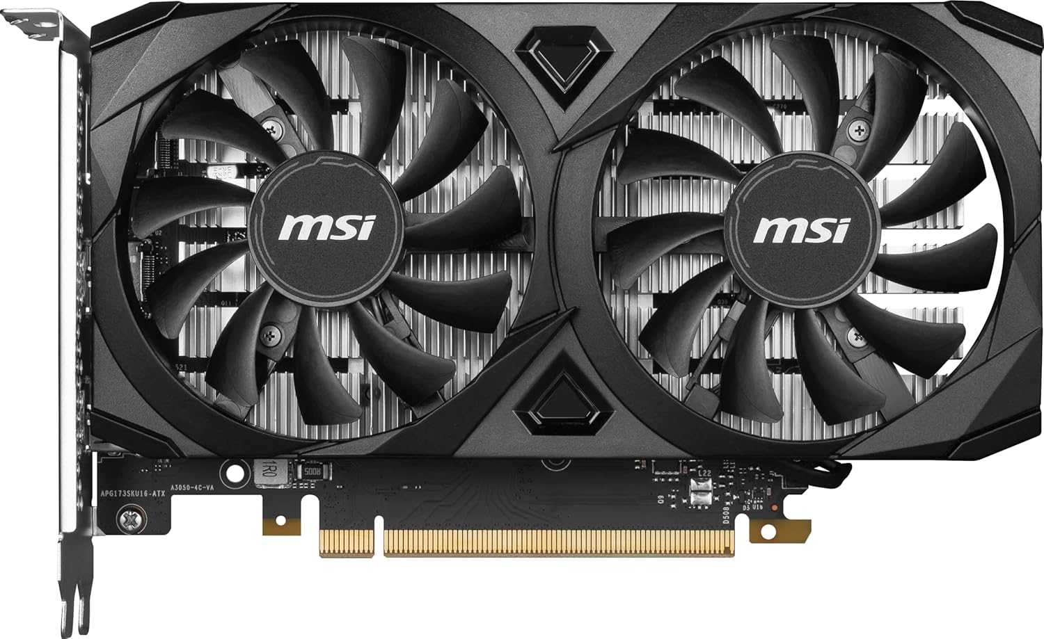 MSI Gaming RTX 3050 Ventus 2X 6G OC Graphics Card (NVIDIA RTX 3050, 96-Bit, Boost Clock: 1492 MHz, 6GB GDDR6 14 Gbps, HDMI/DP, Ampere Architecture) 