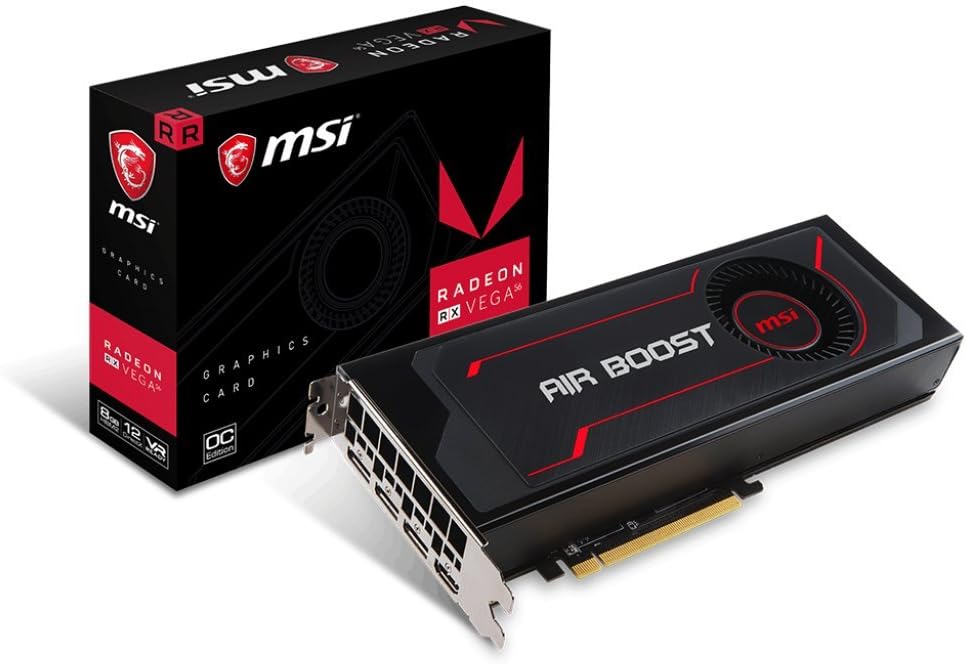 MSI Video Card Radeon RX Vega 56 Air Boost 8G OC