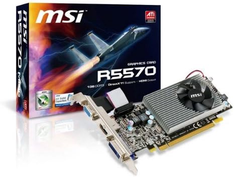 MSI Radeon HD 5570 1024 MB DDR3 PCI-Express 2.0 Graphics Card MD1G